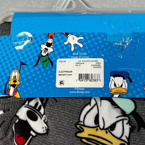 Mickey & Minnie Mouse and Friends Ladies Med Sleep Jogger With Pockets Disney - Picture 3 of 5